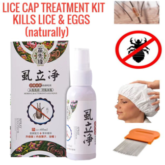 Anti Licefreee Spray Head Cap & Comb