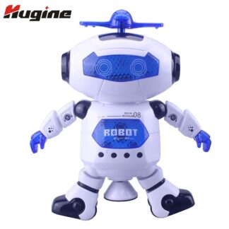 Smart Robot Intelligent Walking Kids Dancing Space Robots Electronic Toys With Music Light Effect Gift For Children Hobby