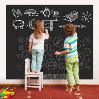 Black Board Chalkboard Sticker for Kids